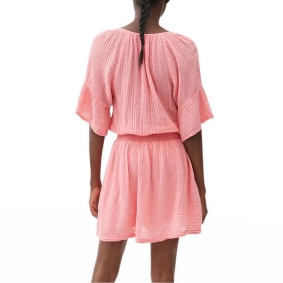 Michael Stars Katelyn Gauze Dress Size Medium - Picture 2 of 11